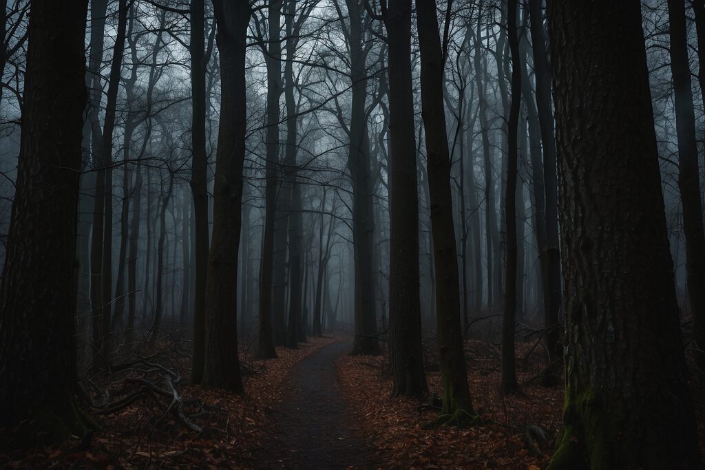 Dunkler Wald