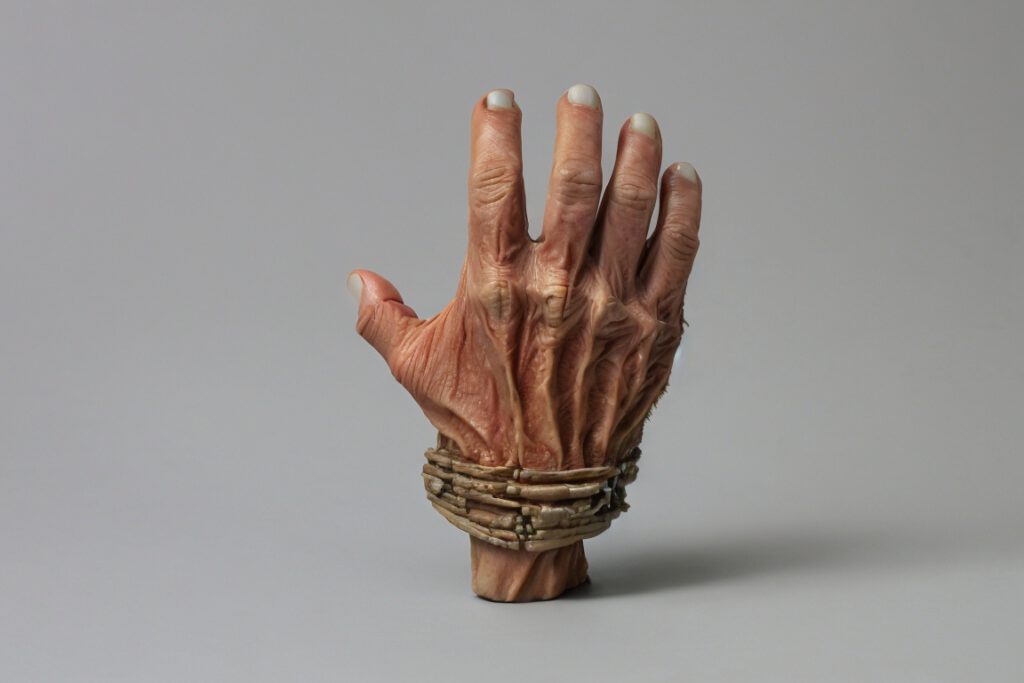 Mumifizierte Hand