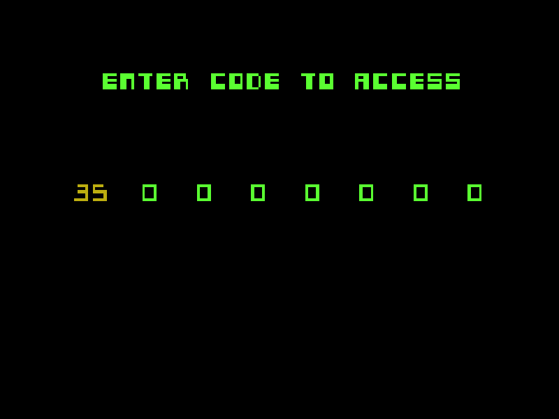 Polybius-Code-Eingabe