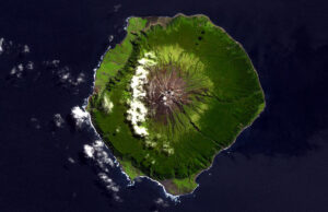 Tristan da Cunha – Satellitenaufnahme