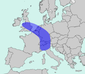 Blaue Banane